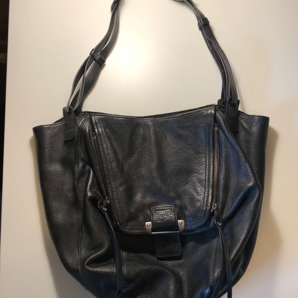 KOOBA Jonnie leather Shoulder Bag Black